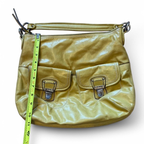 VINTAGE Y2K Mustard Yellow Coach Tote - Picture 4 of 6